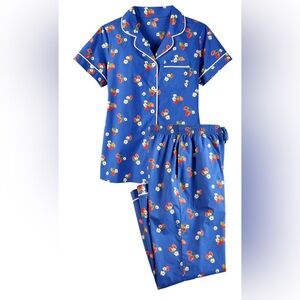 ELLA SIMONE STRAWBERRY FIELDS 100% COTTON PAJAMAS SET 1X